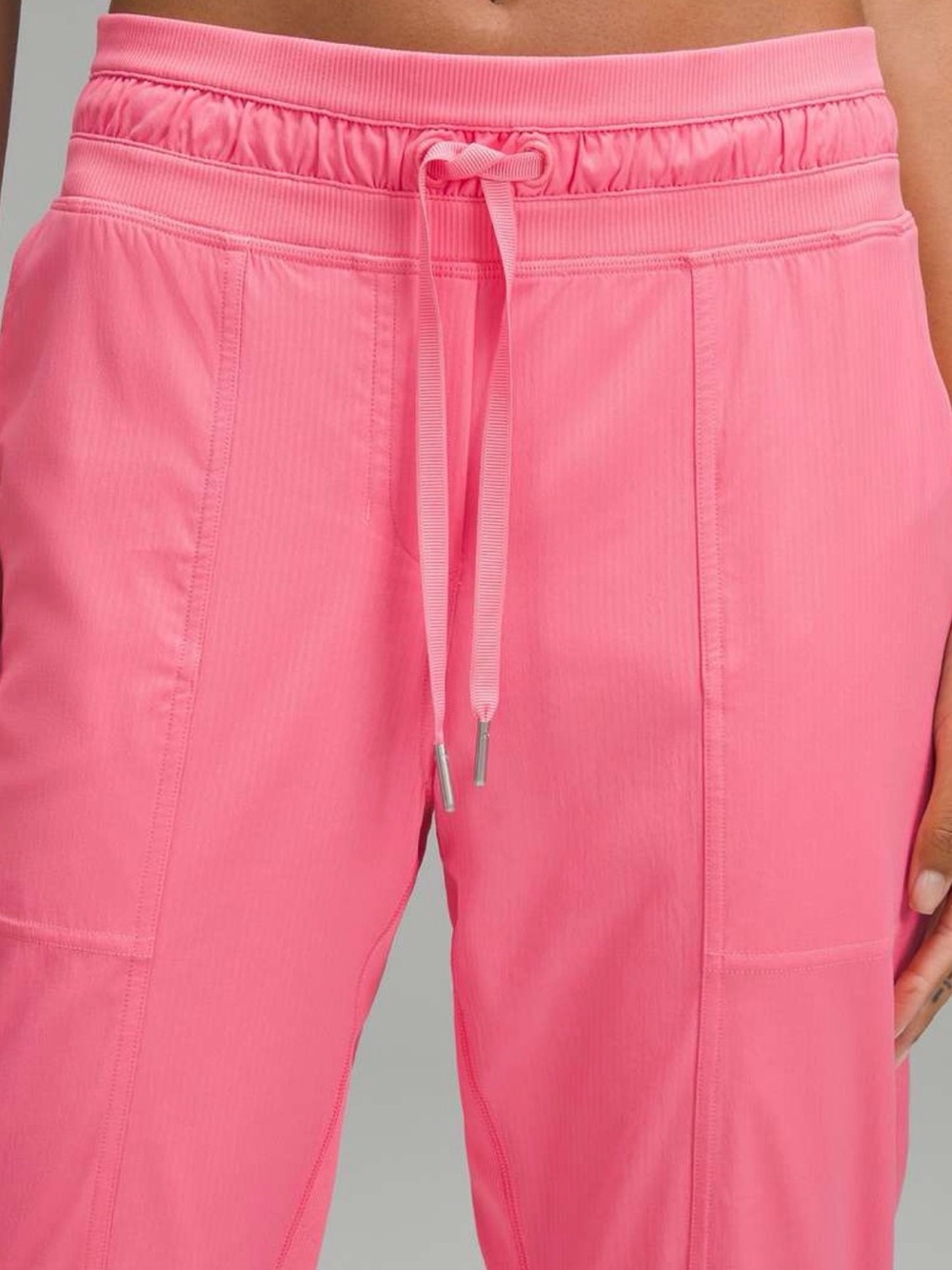 lululemon athletica Dance Studio Mid-Rise cropped pant in Sakura Pink